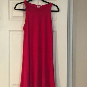 GAP Raspberry pink sleeveless dress w shoulder tie